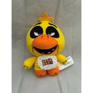 Five Nights at Freddys Chica Plush 2017 Good Stuff Yellow Bird Lets Eat Bib Toy